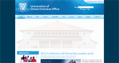 Desktop Screenshot of ghanauniversities.org